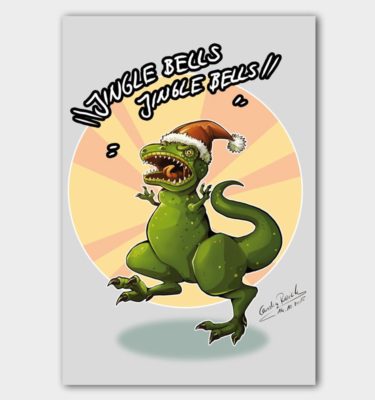 Postcard T-Rex