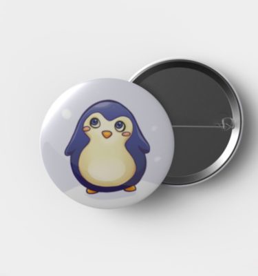 Button Pinguin