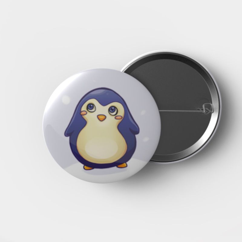 Button Pinguin