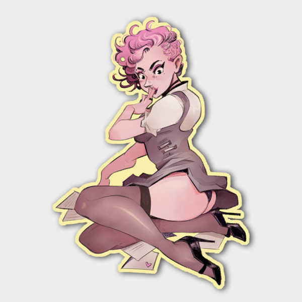 Vinylsticker - Sekretärin