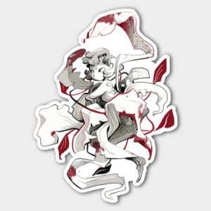 Vinylsticker - Mörder Orchidee