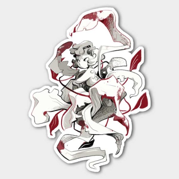 Vinylsticker - Mörder Orchidee